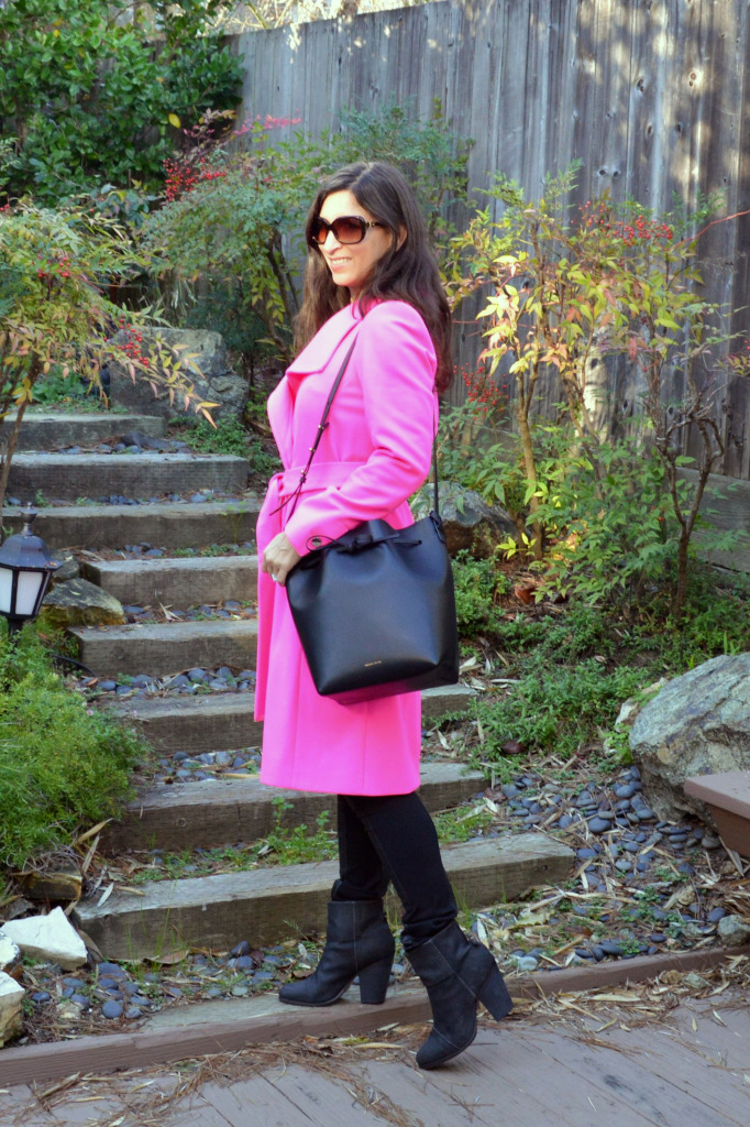 pink coat winter 2015
