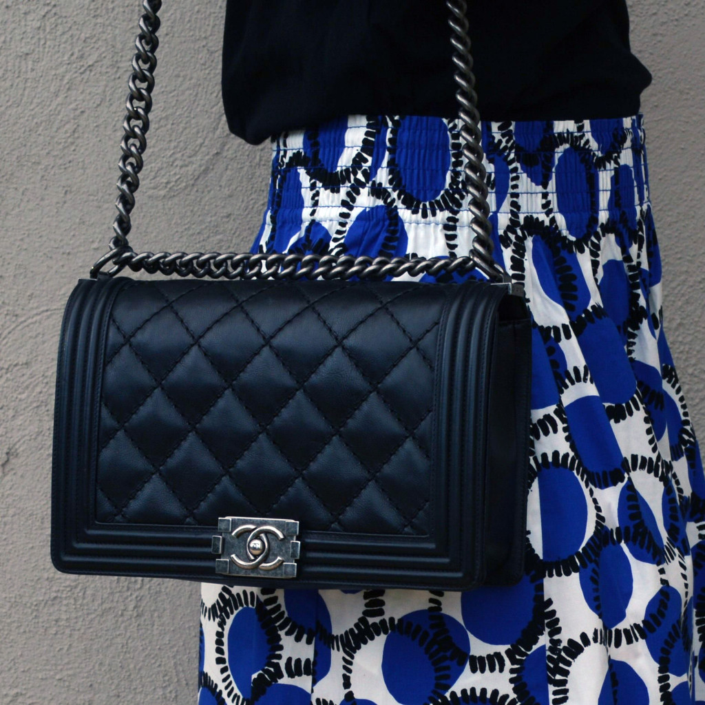 chanel boy bag style fashion blogger outfit idea luxury