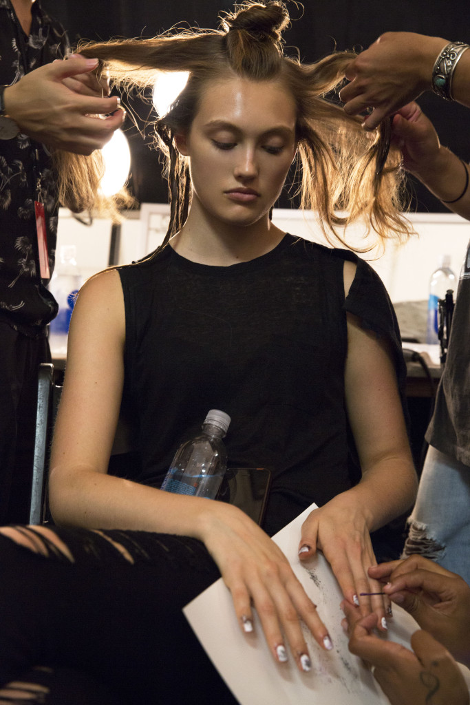 backstage with butter london at nicole miller ss16 nyfw