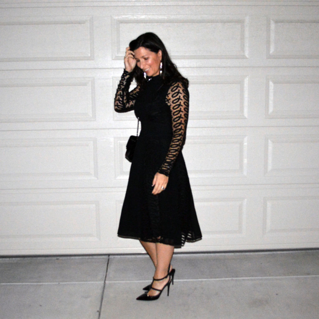 little black holiday party dress