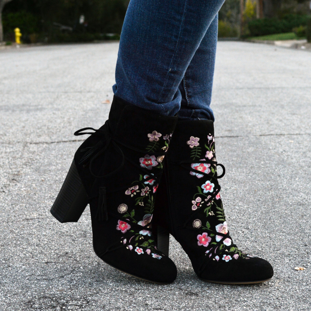 winter into spring booties