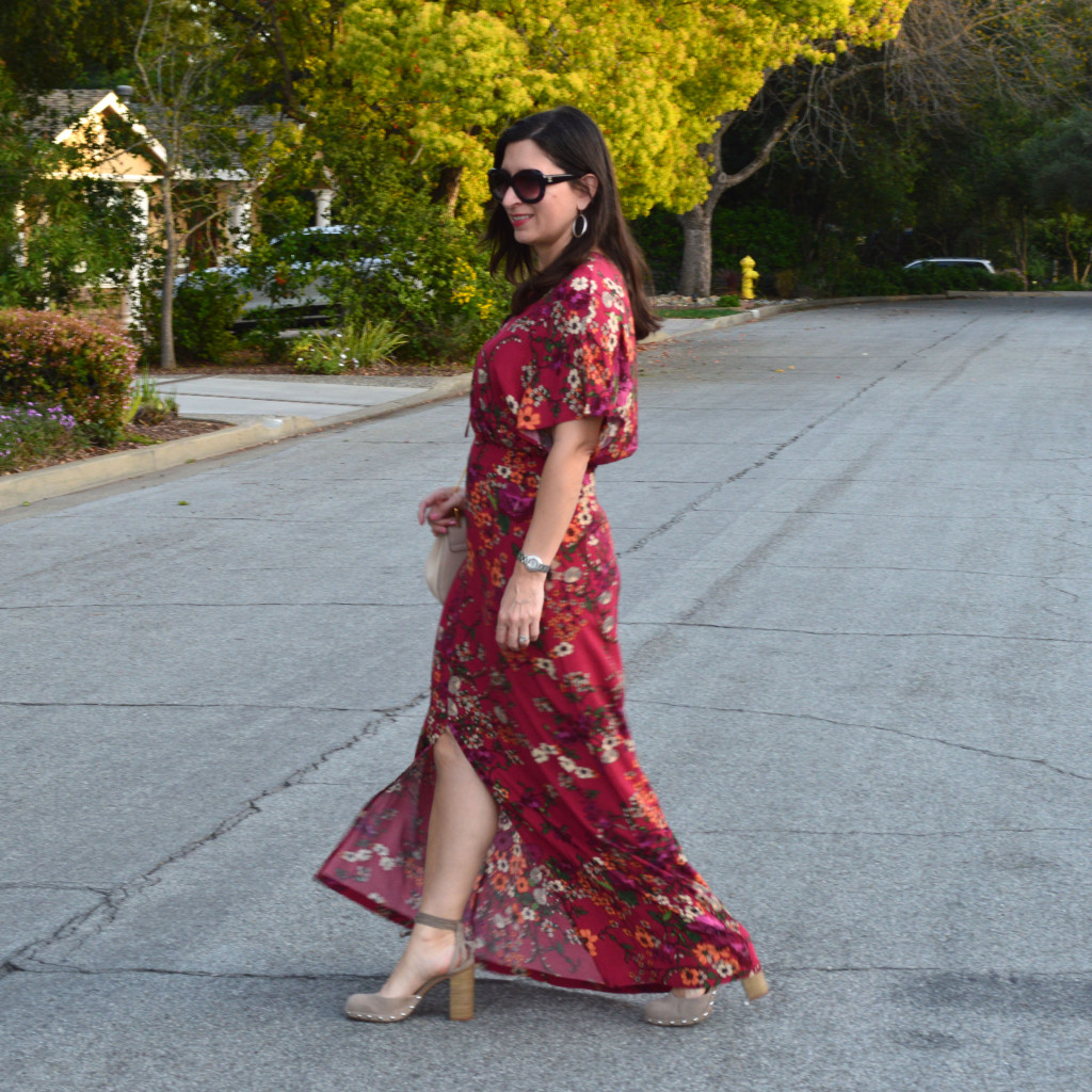 floral maxi dress for spring 2016