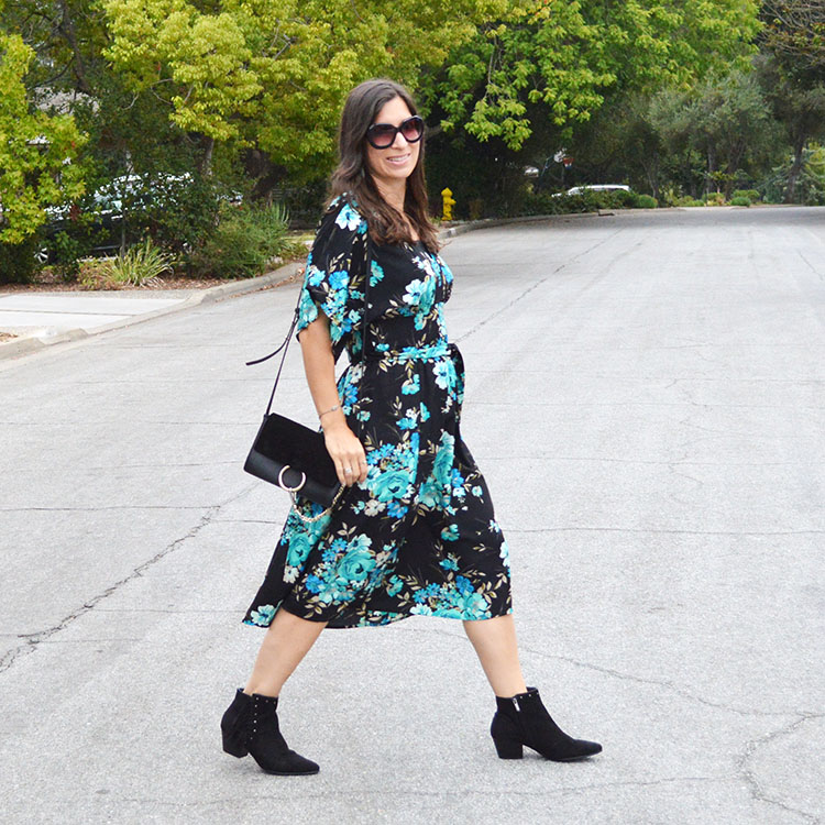 how to style a dress for fall