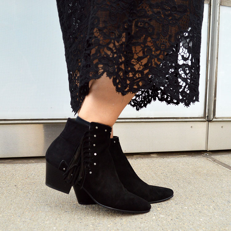 fall fringe booties