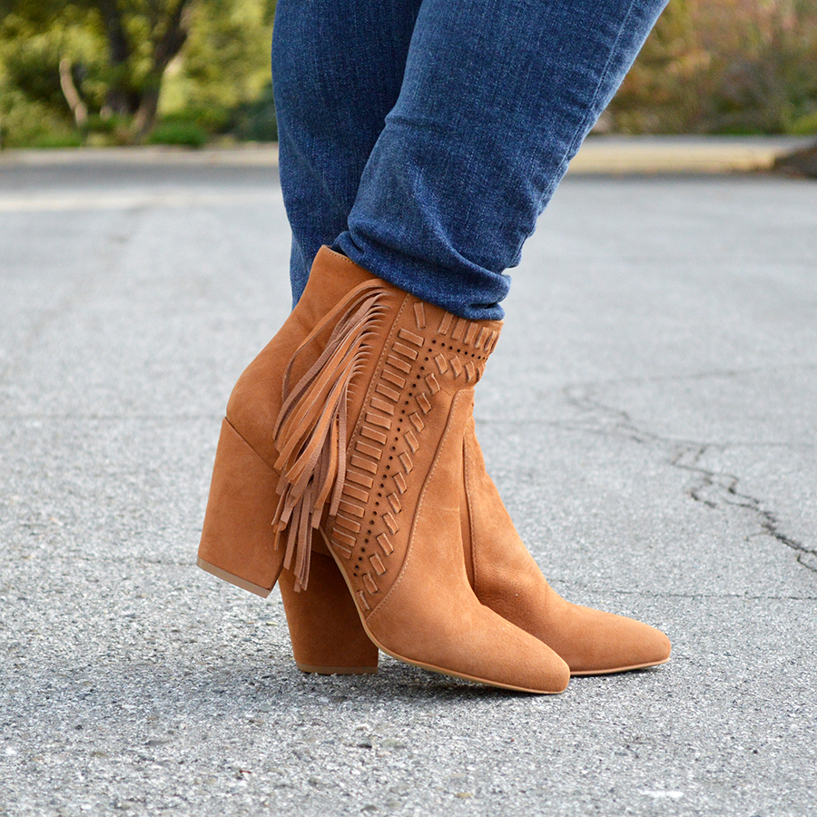 fall fringe booties