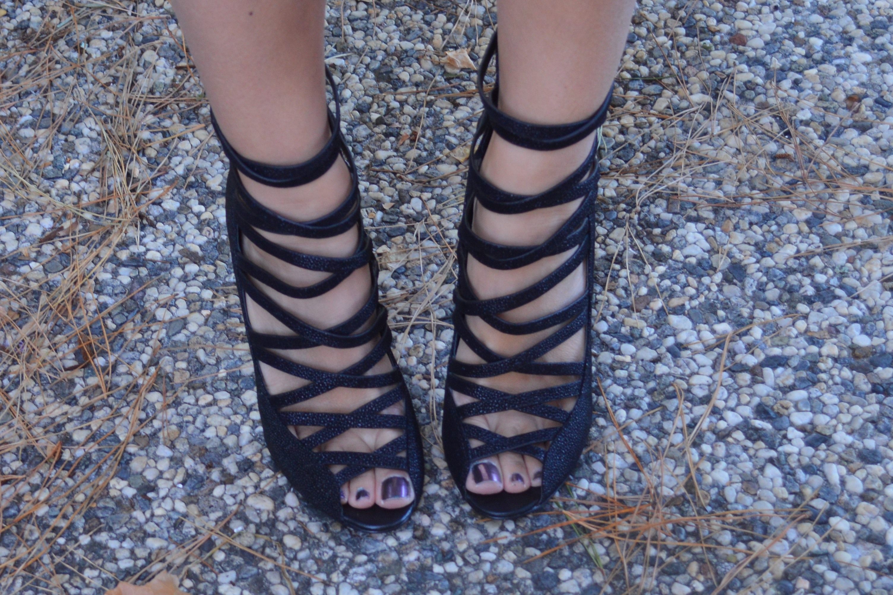 Street Style Trends 2013 into 2014: Laced Up High Heel Sandals – Bay ...