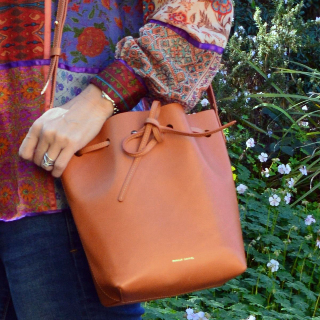 mansur gavriel mini drawstring bag