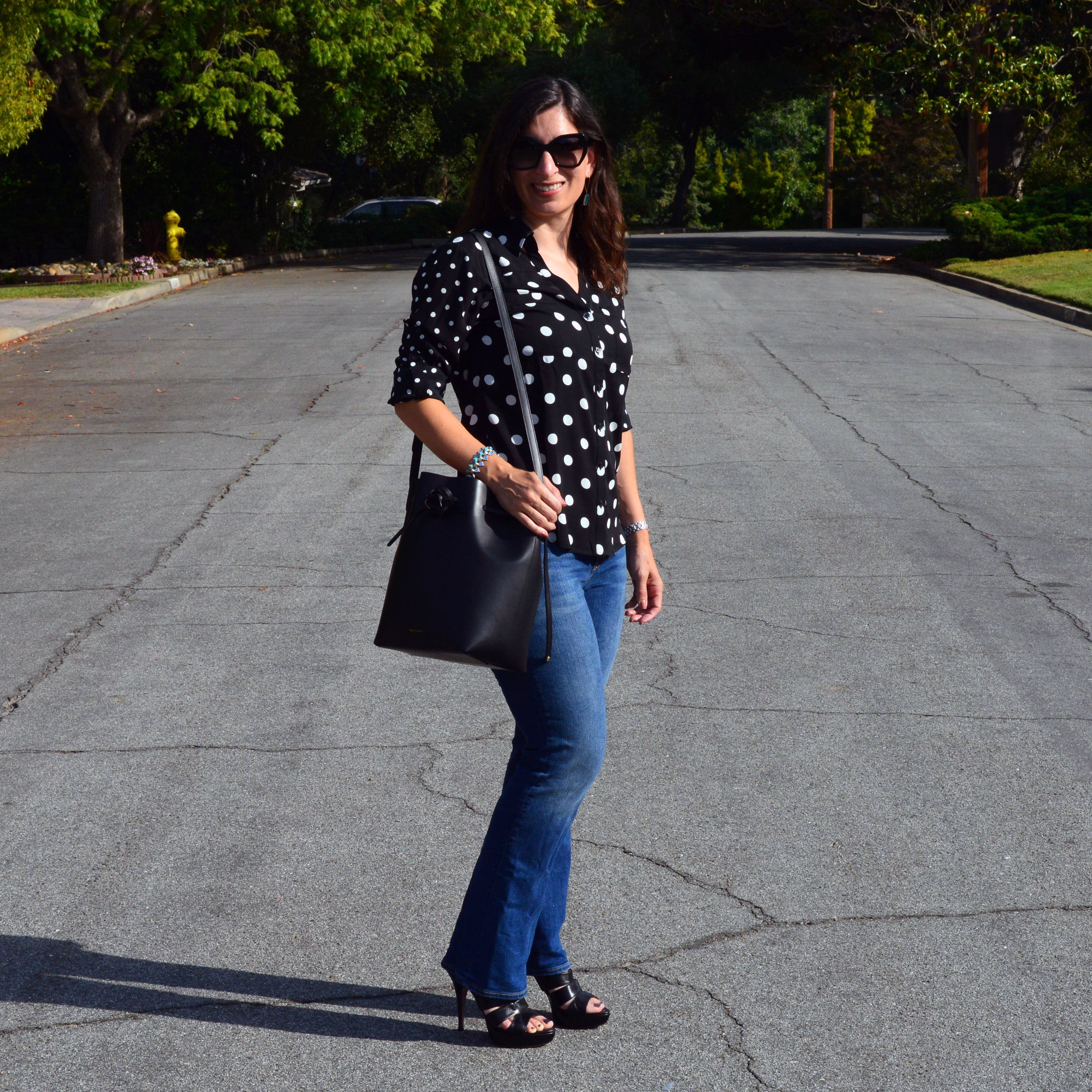 Flare jeans and platforms | Bay Area Fashionista