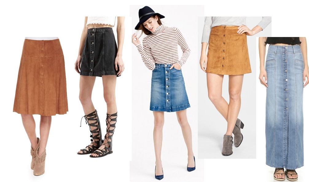 Button front skirts for fall 2015 – Bay Area Fashionista