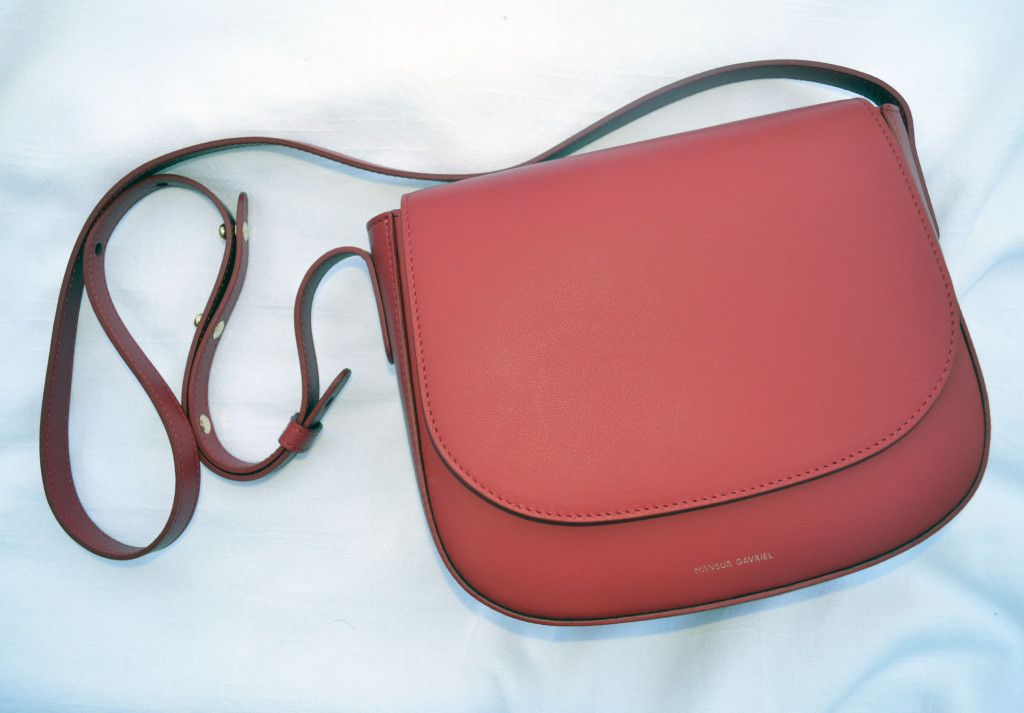 Mansur Gavriel cross body bag review Bay Area Fashionista