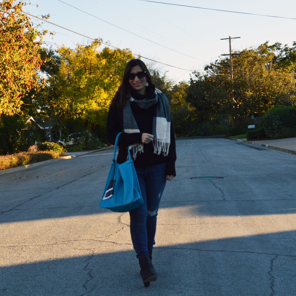 classic casual winter outfit idea