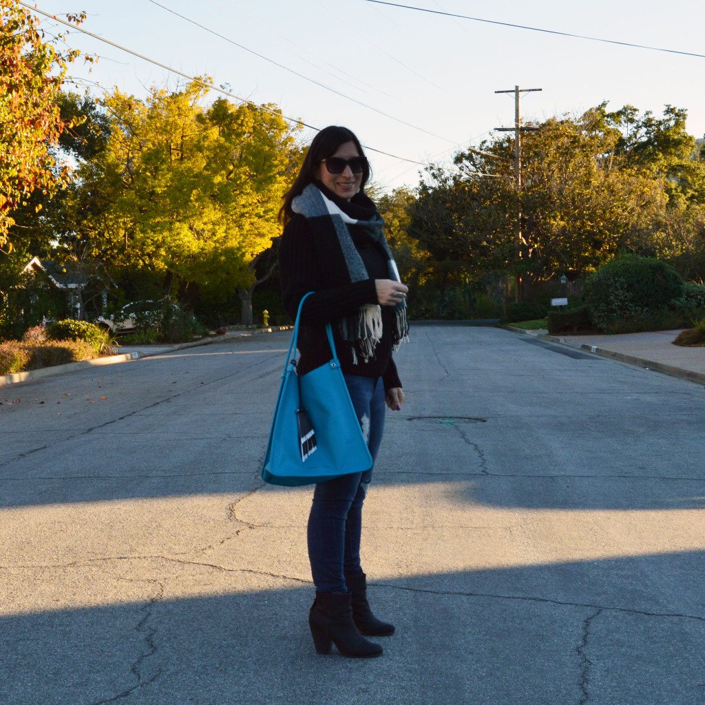 proenza schouler tote with casual outfit