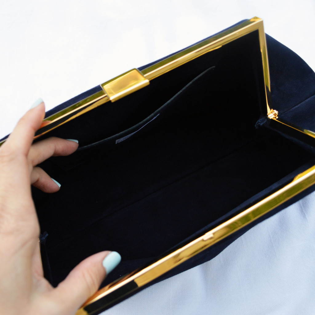 mansur gavriel volume clutch in stock