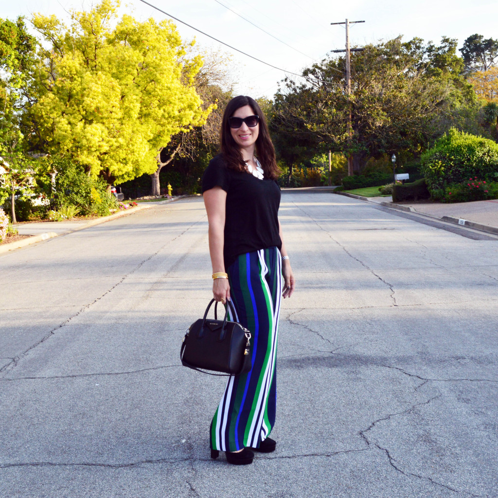 How to style wide leg pants for spring