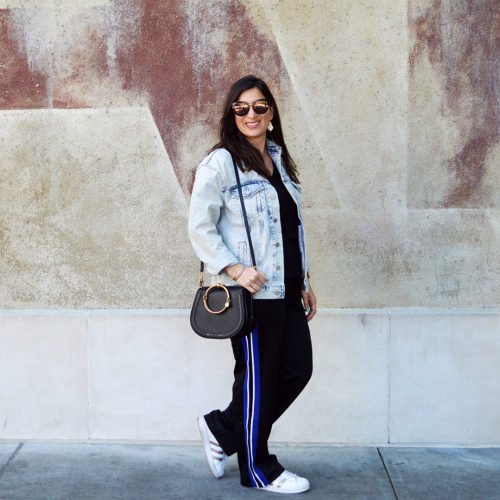 Track pants on a spring day – Bay Area Fashionista
