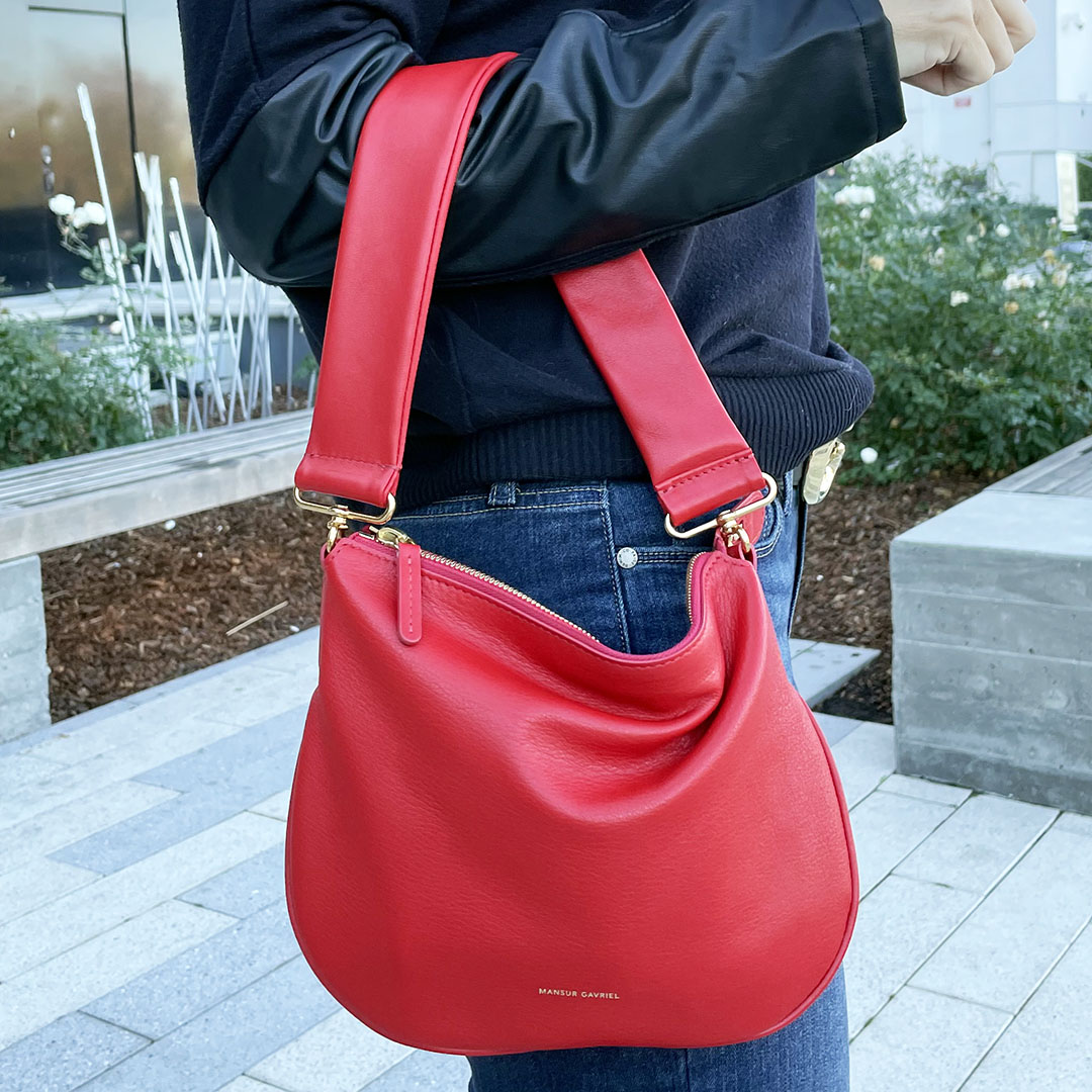 Mansur Gavriel Mini Swing shoulder bag review – Bay Area Fashionista