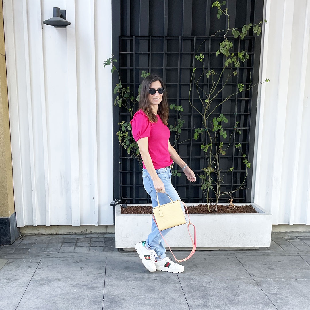 Pink blazer and jeans – Bay Area Fashionista