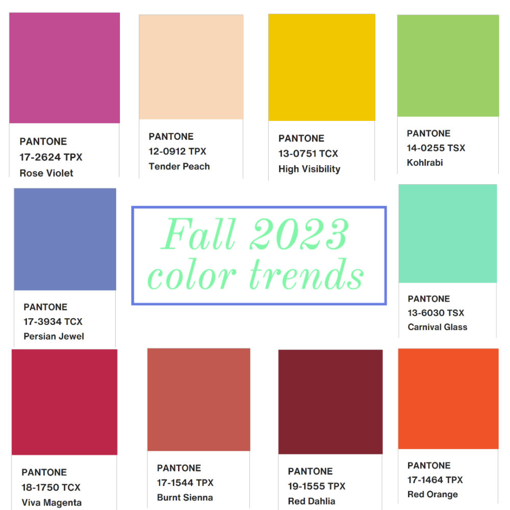Popular Fall Colors 2024 Sammy Cherrita