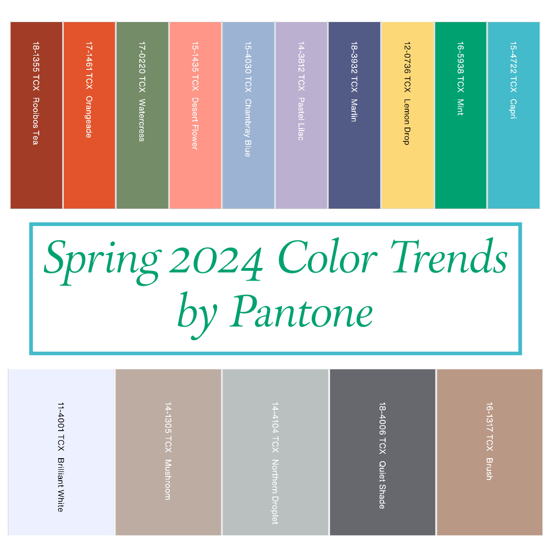 Pantone Fall 2024 Colors Ruth Willow